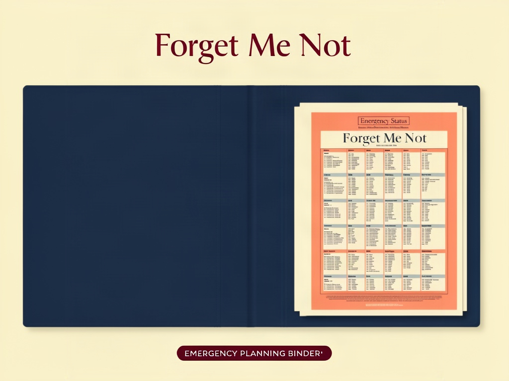 Forget Me Not: Family Emergency & Life Happens Binder